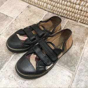 Burberry Check Velcro shoes